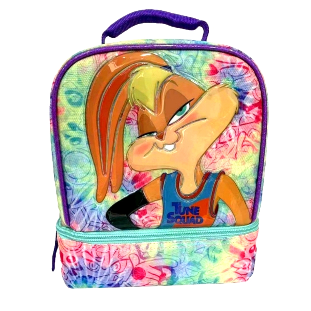 Warner Bros. Space Jam Lola Lunch Bag for Girls Dual Compartment